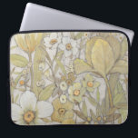Mix Floral Laptop Sleeve<br><div class="desc">Mix Floral II by Tim OToole. Variety of yellow and neutral colour blooms.</div>