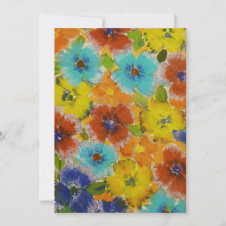 Mix Flowers Holiday Card