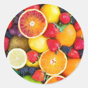 Mix Fruit Stickers & Labels