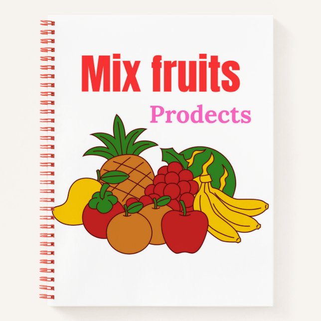 mix fruite notebook (Front)