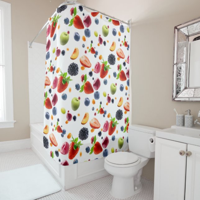 Mix Fruits Shower Curtain (In Situ)