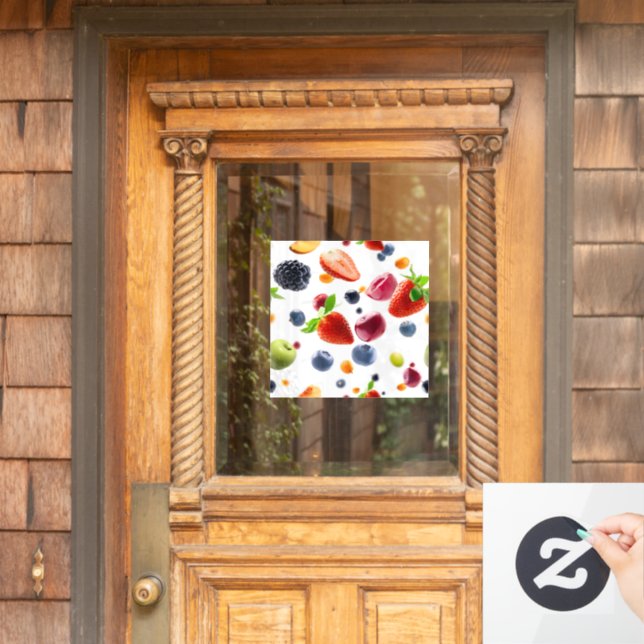 Mix Fruits Window Cling (Home Door)
