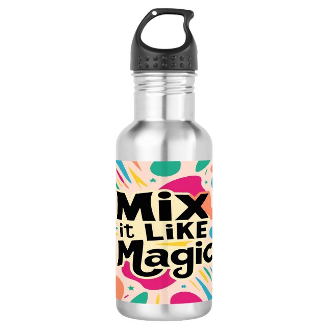 Mix It Like Magic 532 Ml Water Bottle (Front)