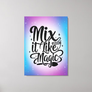 Mix It Like Magic option 2 Canvas Print
