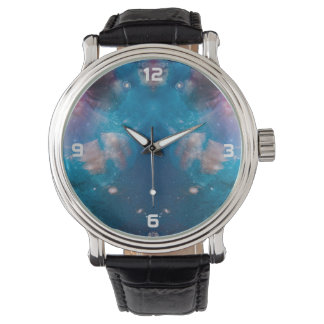 Mix Navy-Blue Galaxies, Star with Ocean, Jellyfish Watch