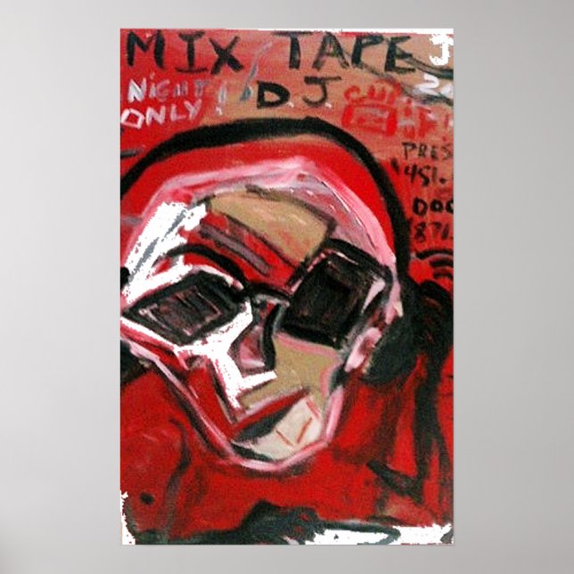 MIX TAPE DJ RED POSTER (Front)