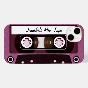 Mix Tape Personalised Pink Case-Mate iPhone 14 Plus Case
