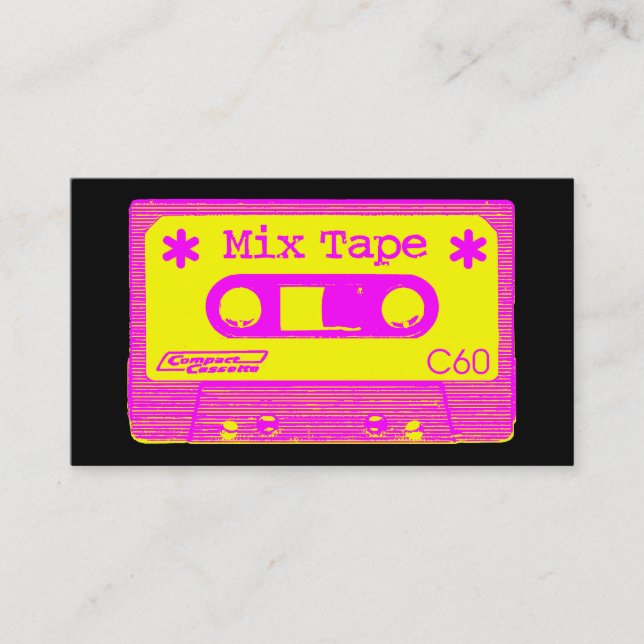 Mix Tape Pop III Business Card (Front)