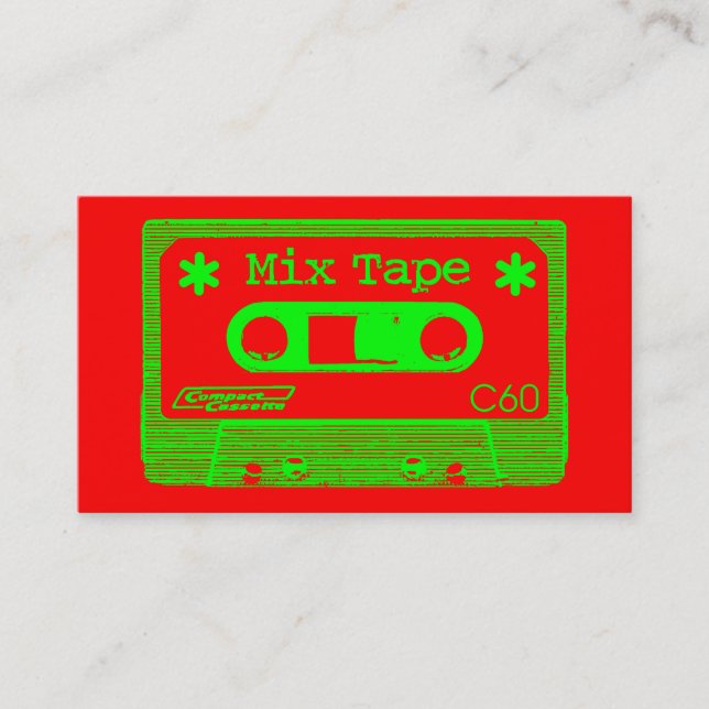 Mix Tape Pop IV Business Card (Front)