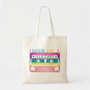 Mix Tape Retro 80s Nostalgia Old School Music Tote Bag