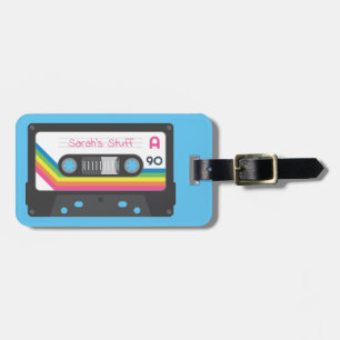Mix Tape Retro Cassette Luggage Tag