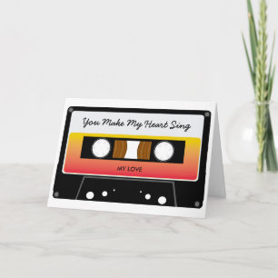 Mix Tape Valentines Card