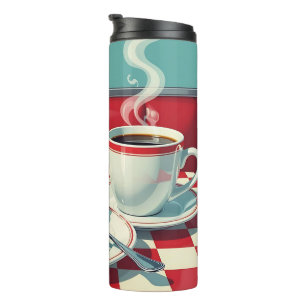 Mixed Berry Pie, Ice Cream and Coffee Thermal Tumbler