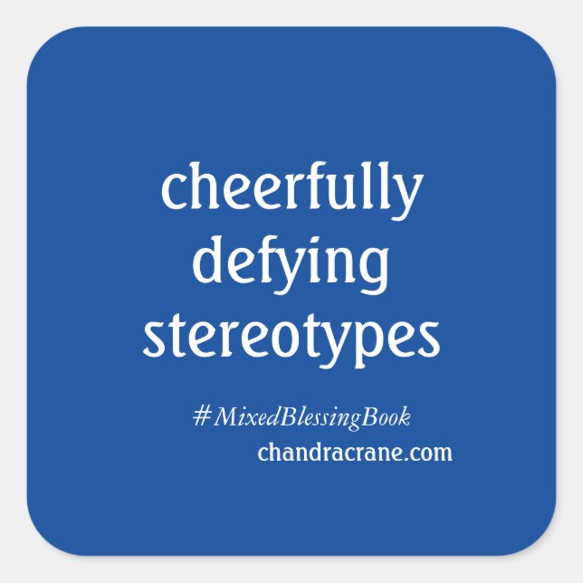 Mixed Blessing Square Sticker (Front)