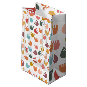Mixed Boho Flowers Small Gift Bag