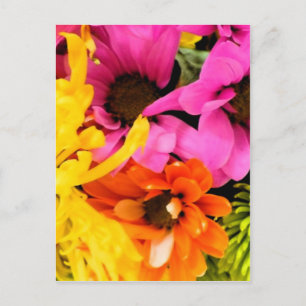 Mixed bouquet postcard