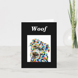 Mixed Breed Dog Blank Note Card