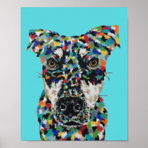 Mixed Breed Dog Poster