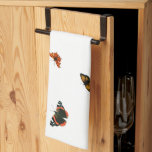 Mixed British Butterfly Hand Towel<br><div class="desc">A Mix of Beautiful Colourful Butterflies Scattered over this White Hand Towel.</div>