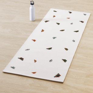 Mixed British Butterfly Yoga Mat