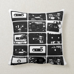 Mixed Cassette Tapes Cushion