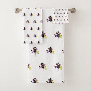 Mixed Chevron Geo Bath Towel Set