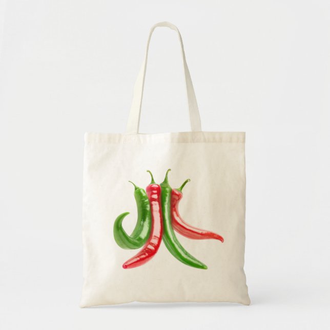 Mixed chili peppers tote bag (Front)