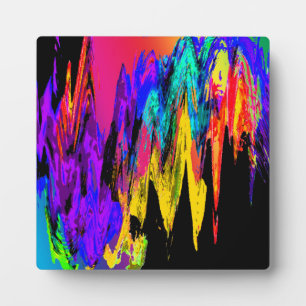 Mixed colors plaque