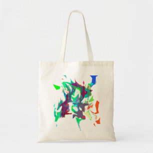 Mixed colors tote bag