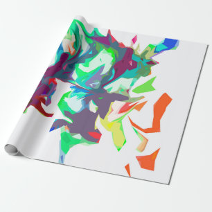 Mixed colors wrapping paper
