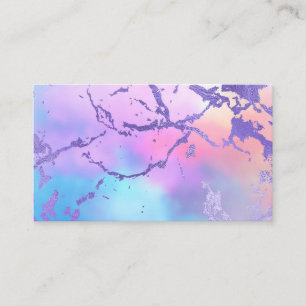Mixed Colour Abstract Watercolor Print Pattern Business Card