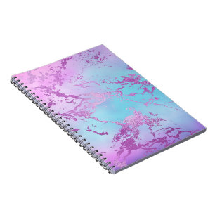 Mixed Colour Abstract Watercolor Print Pattern Notebook