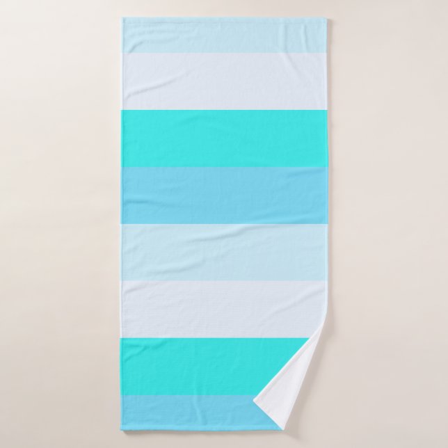 Mixed Colour Striped Bath Towel – Soft & Stylish (Bath Towel)