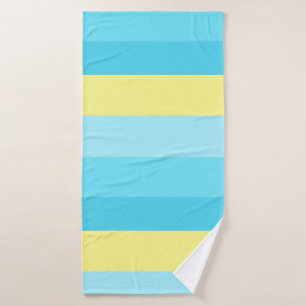Mixed Colour Striped Bath Towel – Soft & Stylish