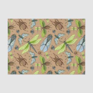 Mixed Colourful Bugs and Insects Tissue Paper