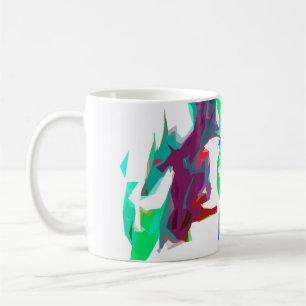 Mixed colours coffee mug