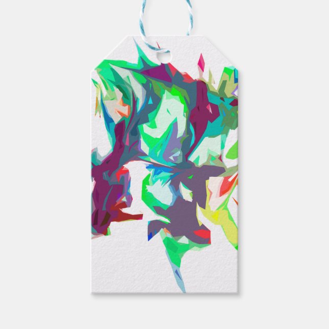 Mixed colours gift tags (Front)