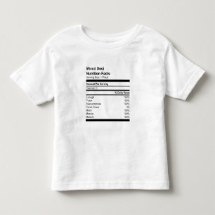Mixed Desi Nutrition Facts Toddler T-shirt