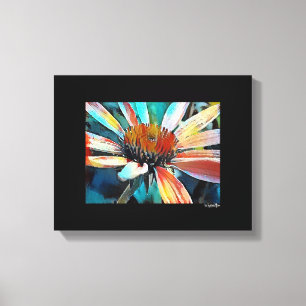Mixed Digital Media Black Wrapped Canvas Art