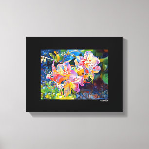 Mixed Digital Media Black Wrapped Canvas Art