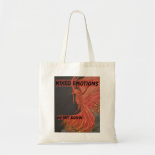 mixed emotions cover title tote bag
