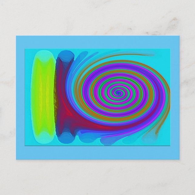 "Mixed Emotions" Semi-Gloss Postcard (Front)