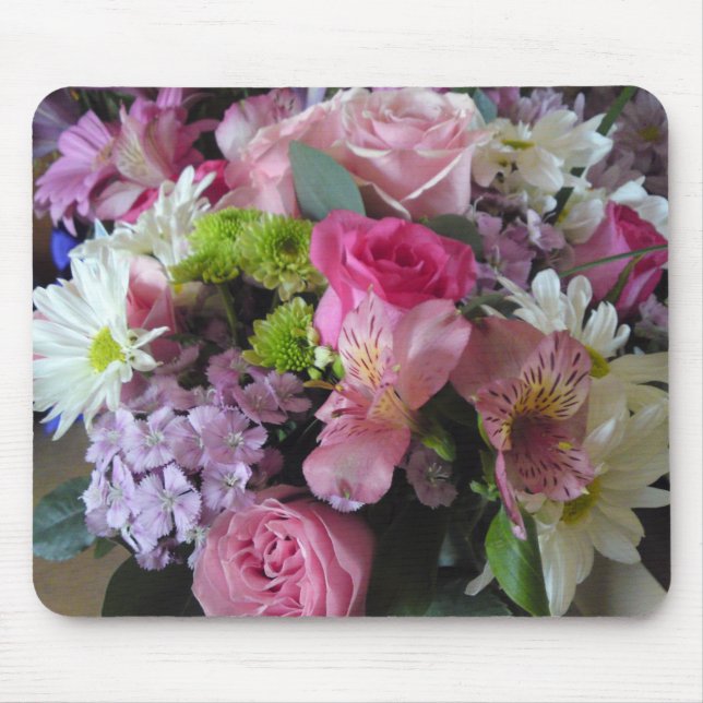 Mixed Flower Mouse Pad (Front)