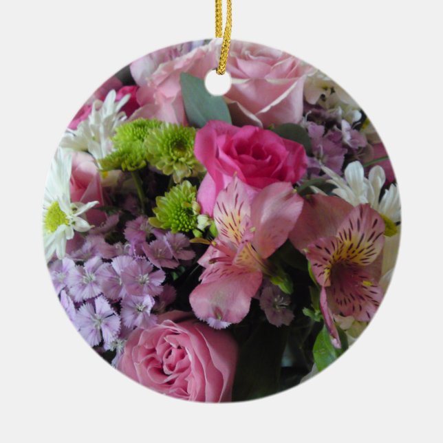 Mixed Flower Ornament (Front)