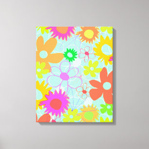 Mixed Flowers Canvas Print