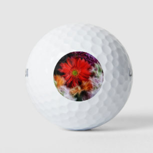 Mixed Flowers Golf Balls