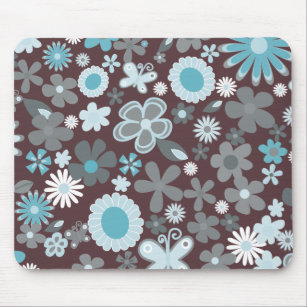 Mixed Flowers Mouse Mat