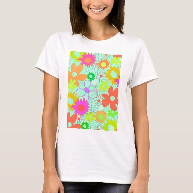 Mixed Flowers T-Shirt (Front)