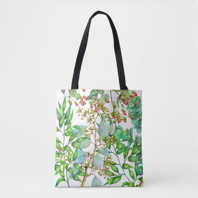 Mixed Foliage Tote Bag (Front)