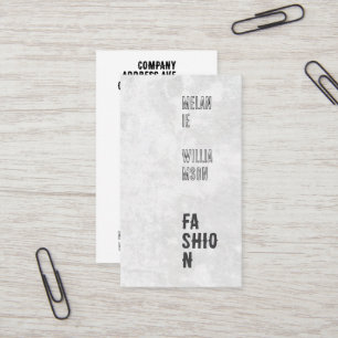 Mixed Font Creative Layout Business Card